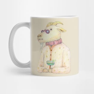 Goat and Grasshopper Mug